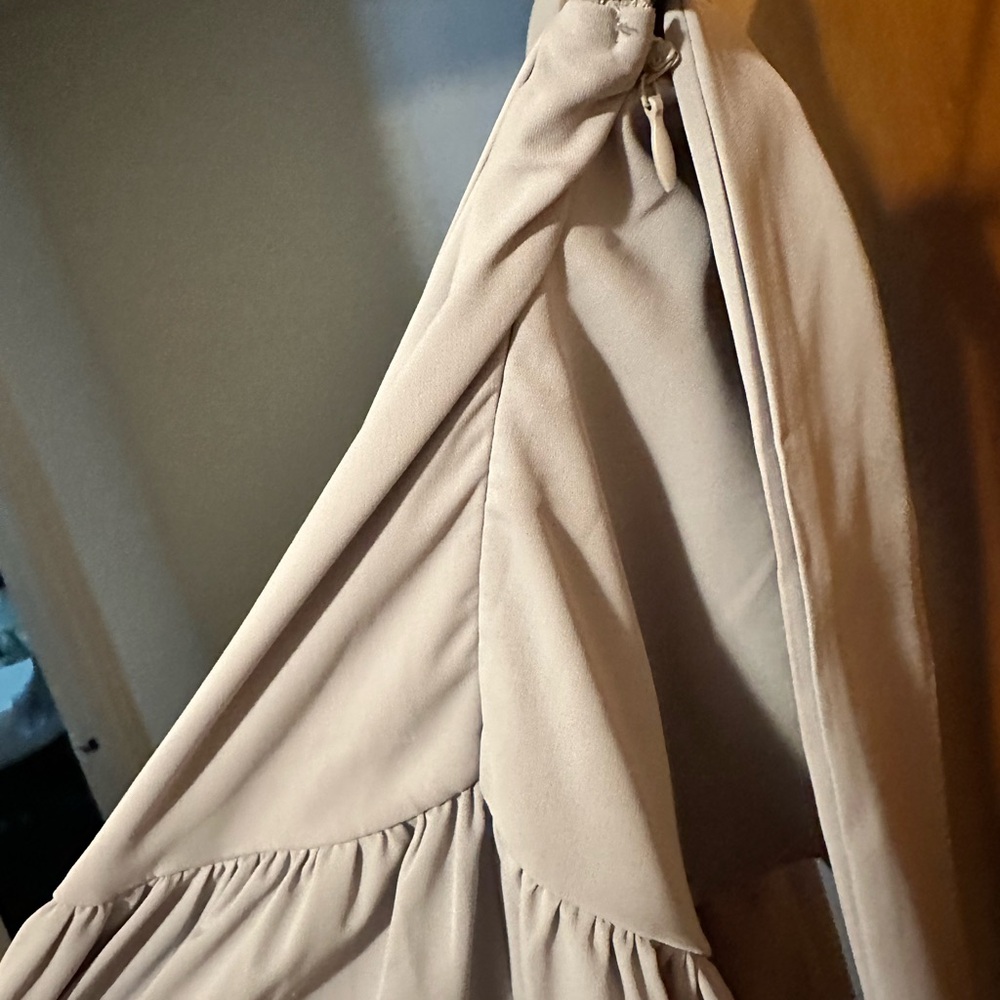 SHEIN prom or wedding guest dress. Light grey, size large - Picture 8 of 11